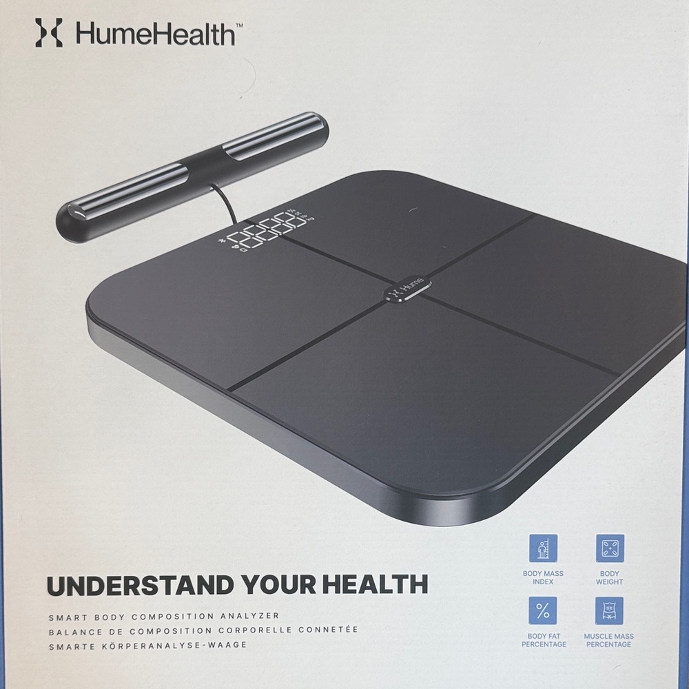 NWT HUME HEALTH Body Pod Composition Scale